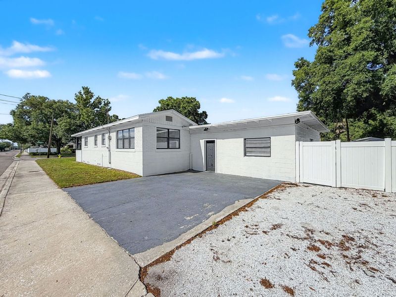 Side Driveway & Entrance