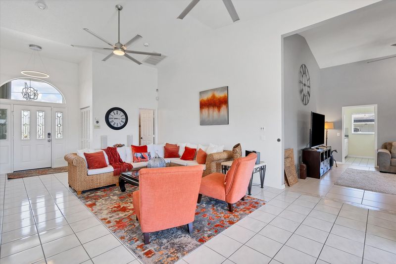 Comfortable and open living room