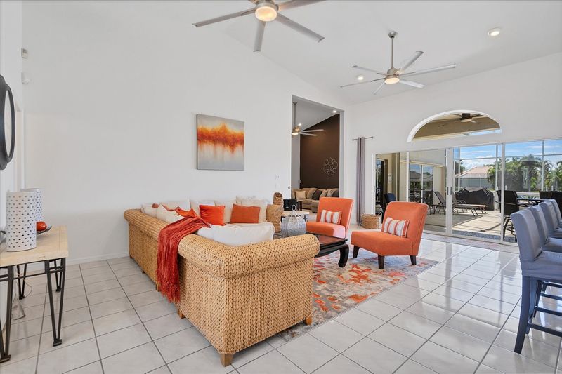 Comfortable and open living room