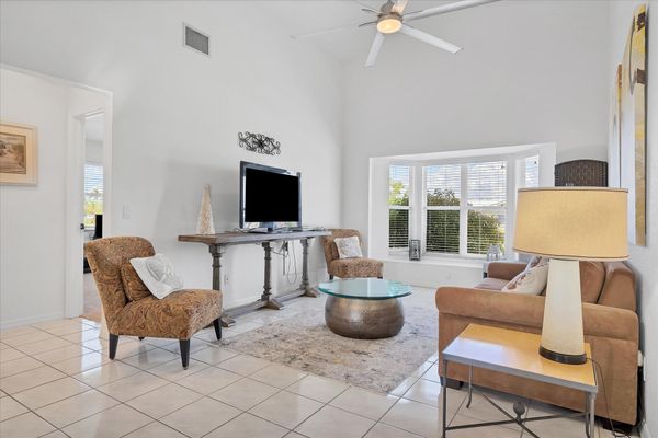 Den area with full size sleeper sofa. There is also a privacy panel that folds out to create a more private space