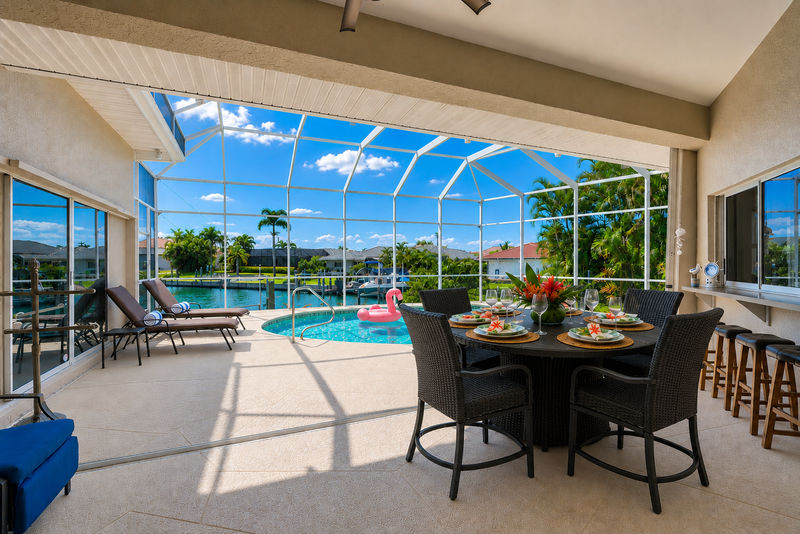 Beautiful Punta Gorda Isles waterfront home with private pool