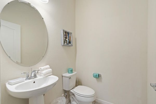 Half Bathroom by the Pool