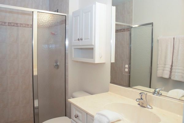 Ensuite bathroom with walk in shower
