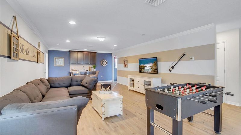 Loft
75" Smart TV
Foosball
TV has been updated