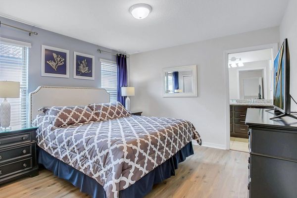 King Suite Bedroom 3 Upstairs
Attached Bathroom