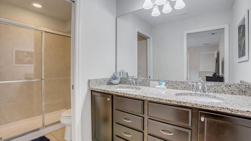 King Suite Bathroom 3 Upstairs
Shower