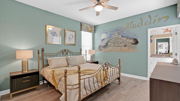 Master King Bedroom 1 Downstairs-Access to pool
Aladdin Theme