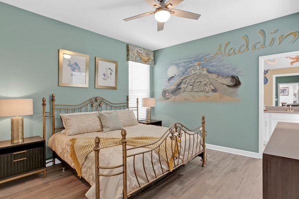 Master King Bedroom 1 Downstairs-Access to pool
Aladdin Theme