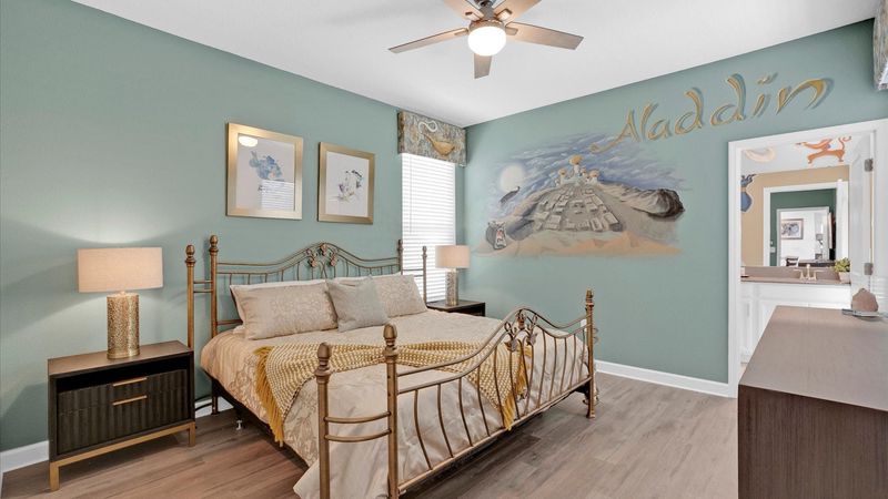 Master King Bedroom 1 Downstairs-Access to pool
Aladdin Theme