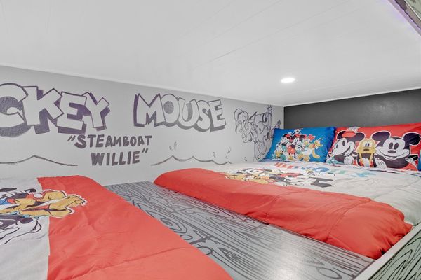 Four Double Beds 
Bunk Bedroom 4 (Angle 3)