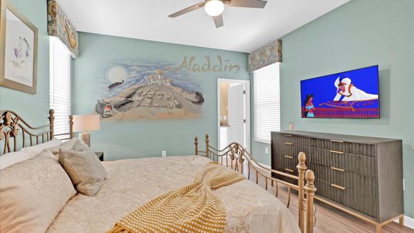 Master King Bedroom 1 (Angle)
50" Roku TV
