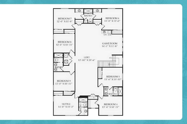 Floor Plan 2nd Floor