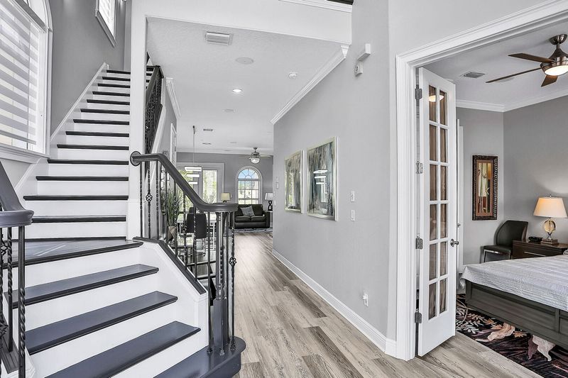 Head upstairs to find additional bedrooms