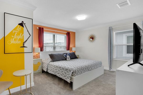 King Suite Bedroom 2 Upstairs
Attached Bathroom