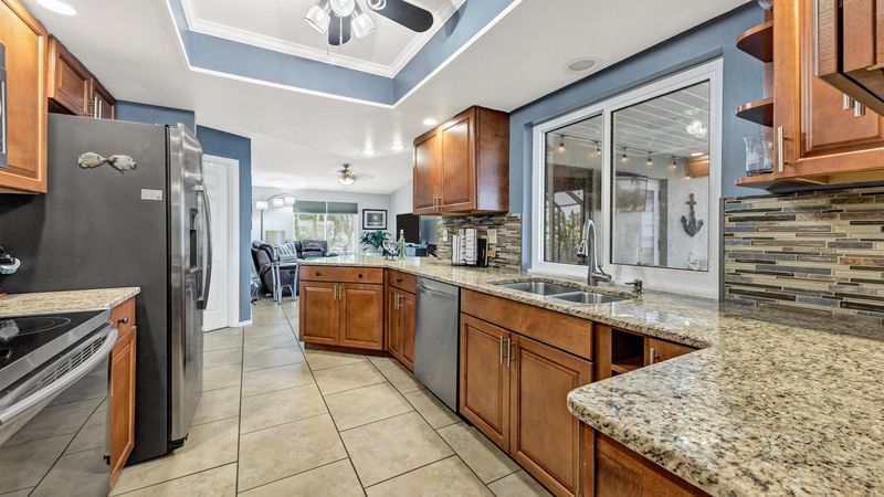 Gorgeous kitchen with plenty of space to prepare any meal