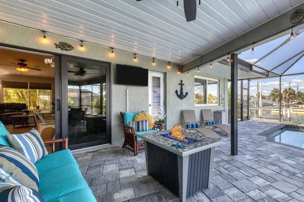 Enjoy the firetable overlooking the canal