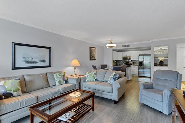 Bright and comfortable living room space with sleeper sofa