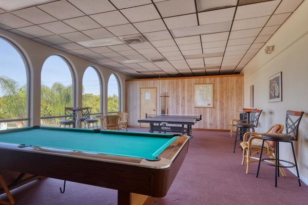 Upstairs community game room