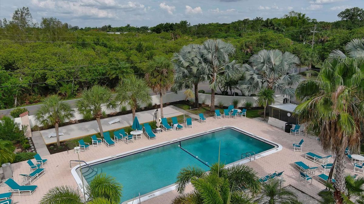 Lovely community pool area