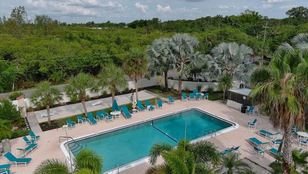 Lovely community pool area