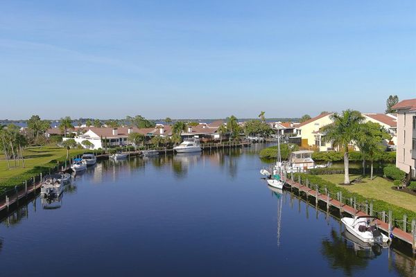 Canal leading to the Peace River