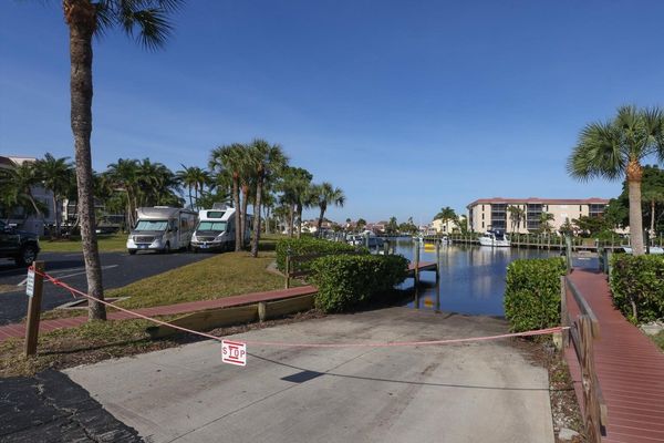 Boat ramp access to the canal