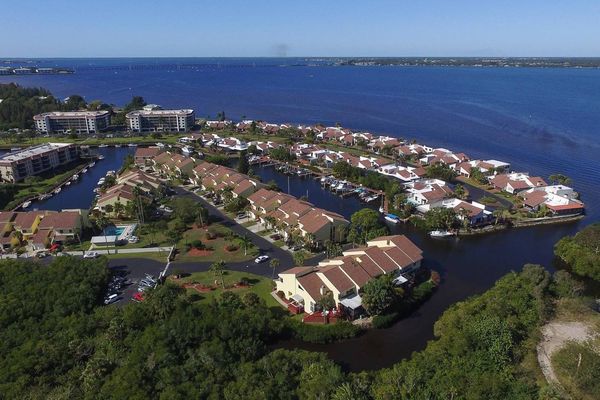 Canal leads to the Peace River