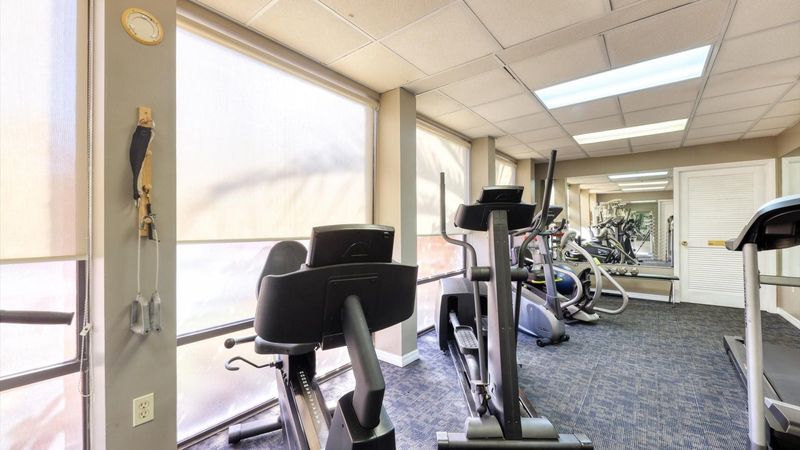 Fitness room in community center