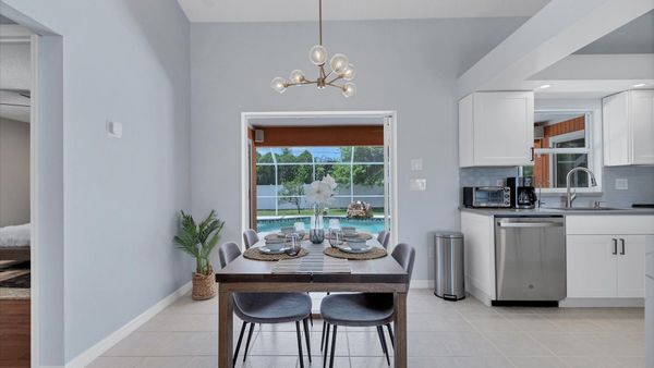 Great views from the dining area