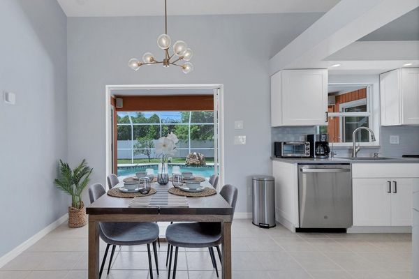 Great views from the dining area