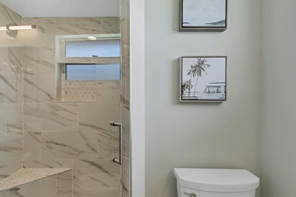 Shower in the master bathroom ensuite