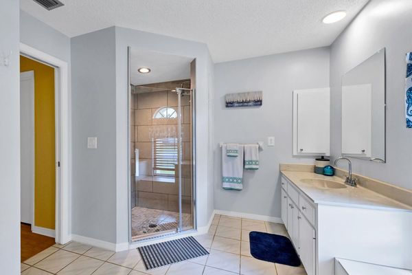 Master bathroom ensuite with shower