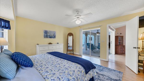 Lanai access from the master bedroom