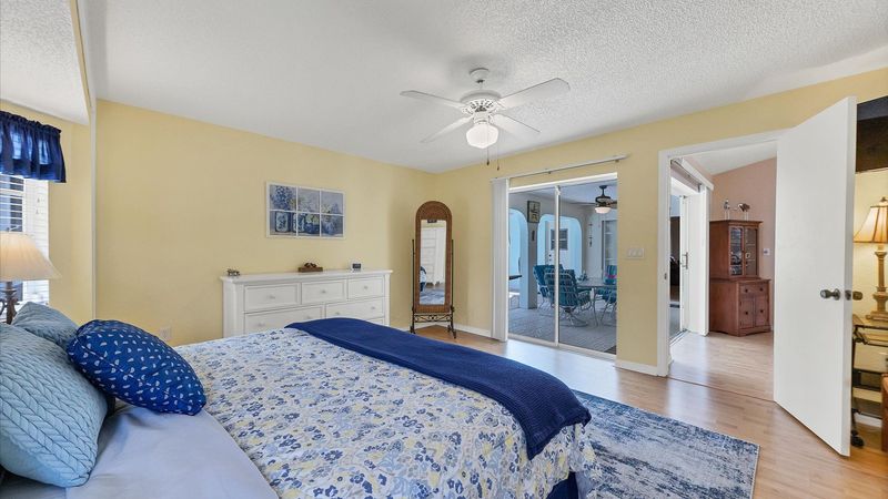 Lanai access from the master bedroom