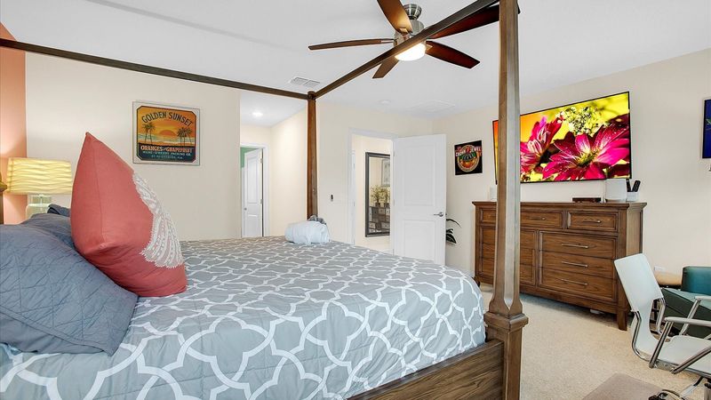 Master King Bedroom 1 (Angle)
65" Smart TV
