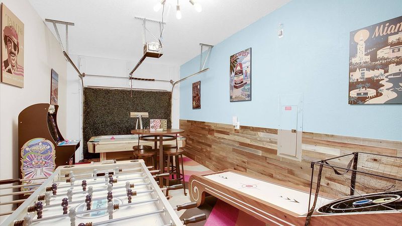 Game Room Downstairs
Foosball
Air Hockey
Arcade Ball 
Video Arcade