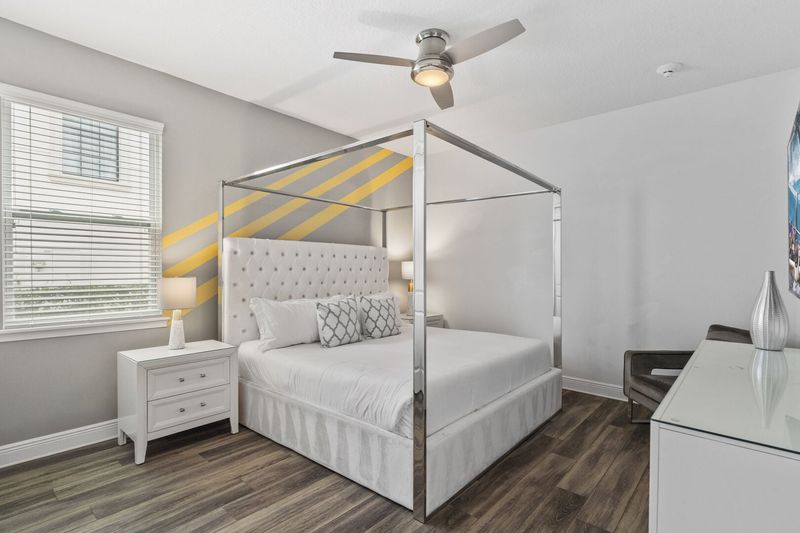 Rejuvenate in style on this deluxe King bed, where every detail is tailored for exceptional comfort and a perfect night's rest