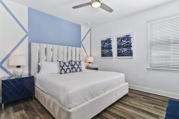 Escape to the chic bedroom, a sanctuary of style and serenity.