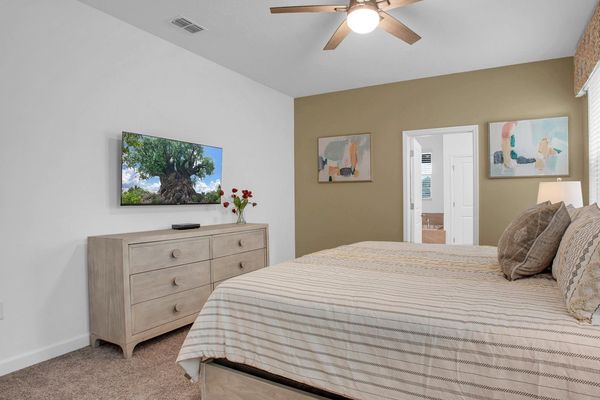 Master King Bedroom 1 (Angle)
50" Roku TV