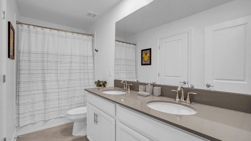 King Suite Bathroom 5 Upstairs
Tub/Shower Combo