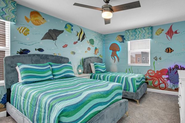 Twin/ Double Suite Bedroom 3 (Angle)