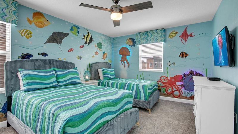 Twin/ Double Suite Bedroom 3 (Angle)