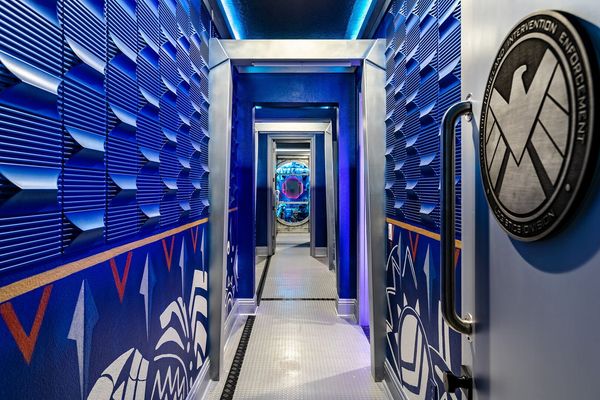 Corridor leading to 3 magical theme bedrooms