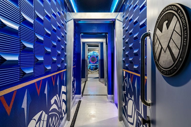 Corridor leading to 3 magical theme bedrooms
