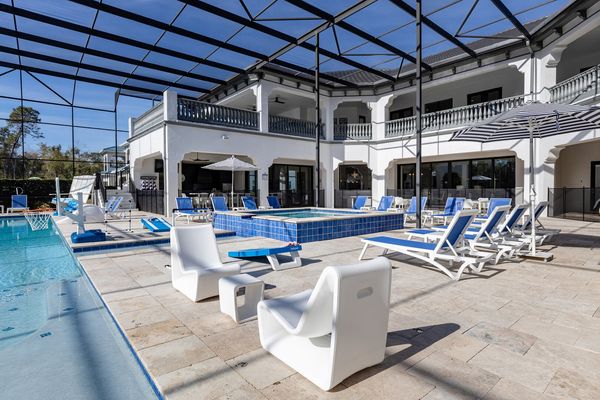 Relax in any of the 20 sun loungers located at the property