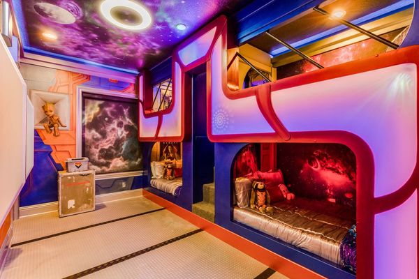 Bedroom # 10. 4 full over full bunk beds