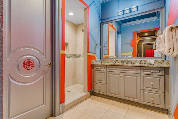 Room boasts large ensuite bathroom