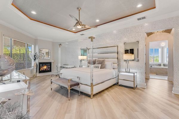 Master Suite #6. The second floor master suite features a king-size bed, SMART TV, en-suite bathroom