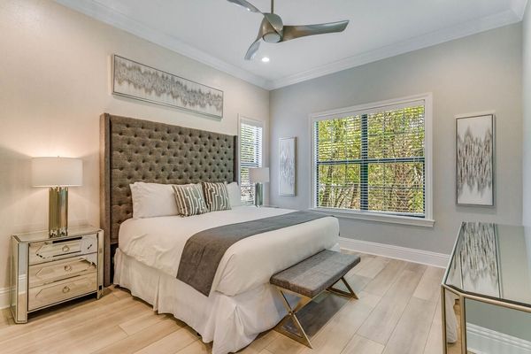 Master Suite #3. Master suite features a king size bed and en-suite bathroom