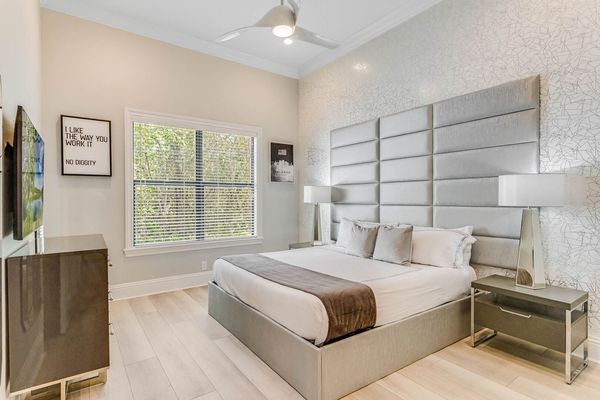 Master Suite #2. King size bed and en-suite bathroom